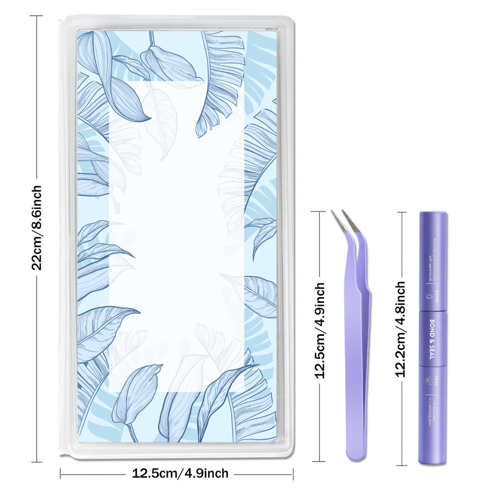 800Pcs Fluffy Wispy Lash Clusters Kit — 30D 40D Mixed Length 8-16mm DIY Eyelash Extensions with 2-in-1 Bond & Seal Glue and Tweezers, Natural Long-Lasting Cluster Lashes for Everyday Wear & Events