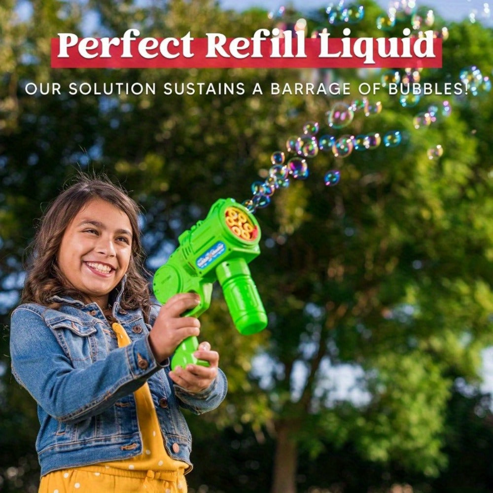 64oz Bubble Solution Refill 2-Pack Concentrate – Makes 5 Gallons, Compatible with Bubble Machines, Wands & Blowers, Non-Toxic Child Safe, Outdoor Party Toy for Birthdays, Easter & Summer Fun