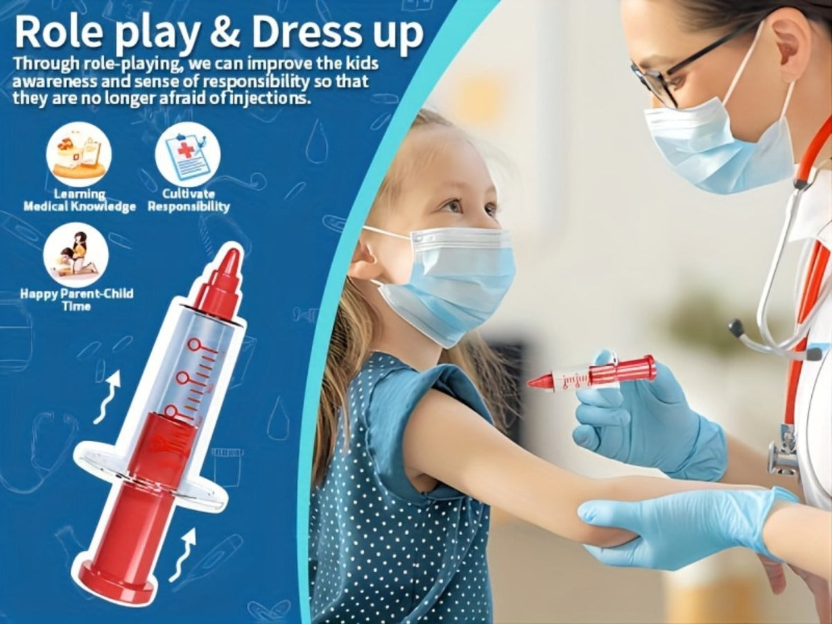 Kids Doctor Play Set with Medical Trolley for Pretend Clinic Role-Play
