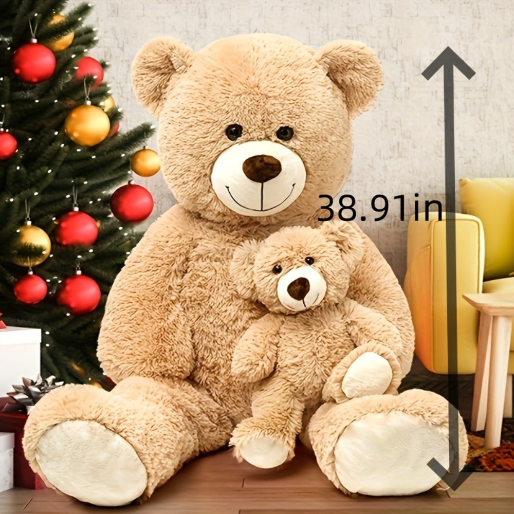 Mommy and Baby Teddy Bear Set, Two Plush Bears