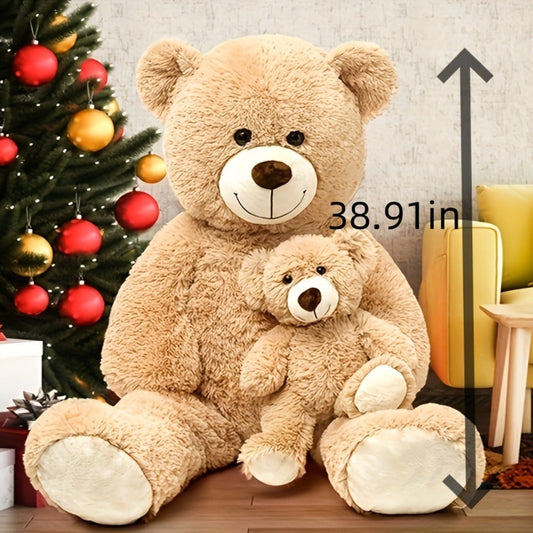 Mommy and Baby Teddy Bear Set, Two Plush Bears