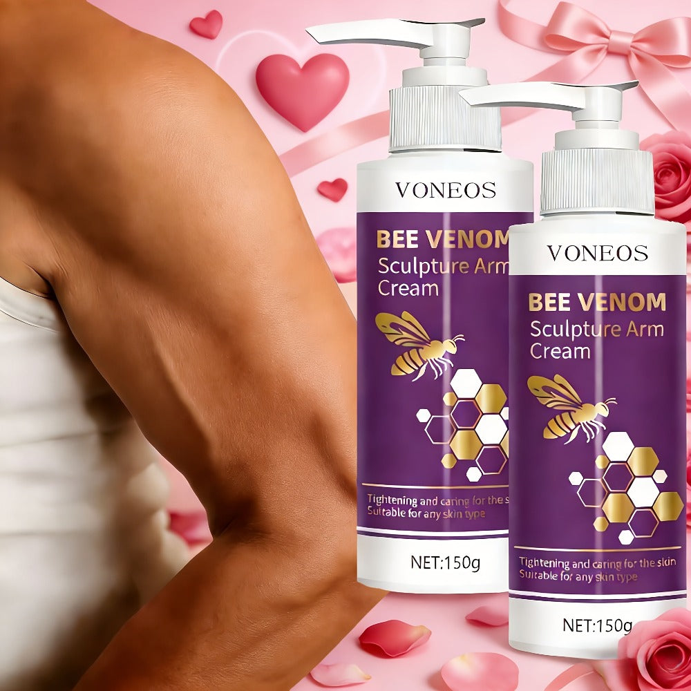 Body Firming Cream Bee Venom Sculpture Tightening Lifting — Moisturizing Anti-Sagging Anti-Aging for Arms Abdomen Thighs Buttocks Skin Elasticity Fast-Acting Women 1pc 2pcs