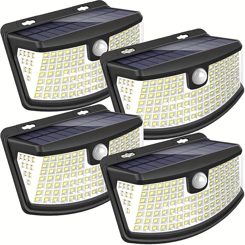 Solar Step Lights Outdoor 120 LED Motion Sensor – 270° Wide Angle IP65 Waterproof Wall Light with 3 Modes | 18-Hour Solar Powered Stair Light for Pathway, Fence, Garage & Deck | 4/6/8 Pack