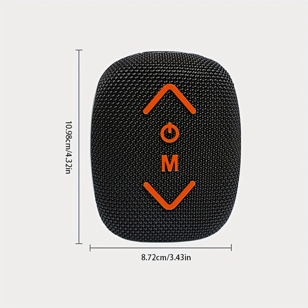 Wireless Bike Speaker IPX5 Waterproof, 7W Stereo Deep Bass Bluetooth Bicycle Speaker, 1200mAh 10-Hour Battery, Hands-Free Calls, TF/TWS Support, Secure Mount for Motorcycle Bicycle Scooter Outdoor Riding