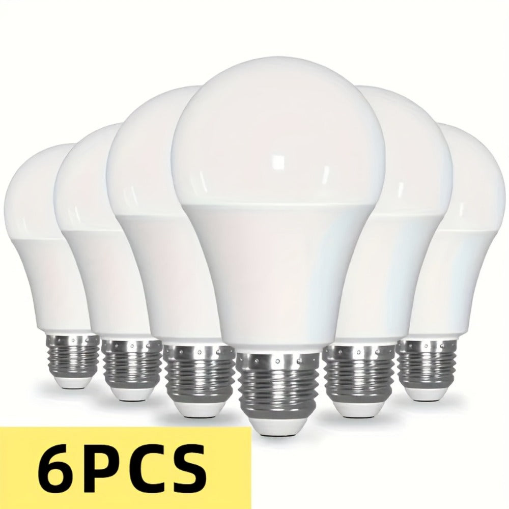 A19 LED Light Bulb 14W 1100 Lumens 4500K Daylight White 85+ CRI Non-Dimmable – E26 Base No Flicker High Brightness Bulb for Home Bedroom Office Kitchen Living Room Lamp, 6 Pack