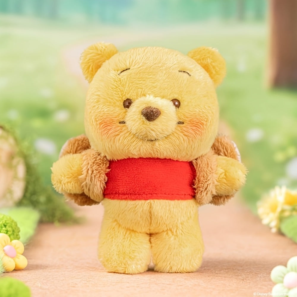 MINISO Disney Winnie The Pooh & Friends Blind Box Figure – Random Collectible Doll Winnie Tigger Eeyore Kanga Roo Classic Outfit Surprise Gift for Kids Disney Fans