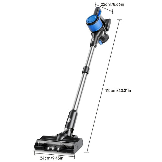 Stick Vacuum Cleaner with 70 kPa Max Suction, 8-in-1 Design & LED Display