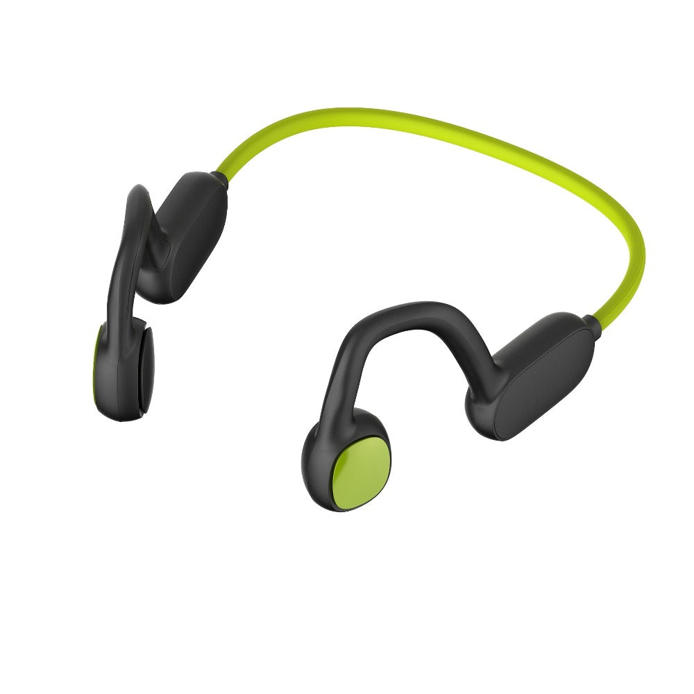 Kids Open Ear Headphones Air Conduction Wireless Bluetooth Headset Mic 20H Playtime Safe Hearing Protection Stereo Sound School Sports Outdoor Children Earphones Orange Red Green