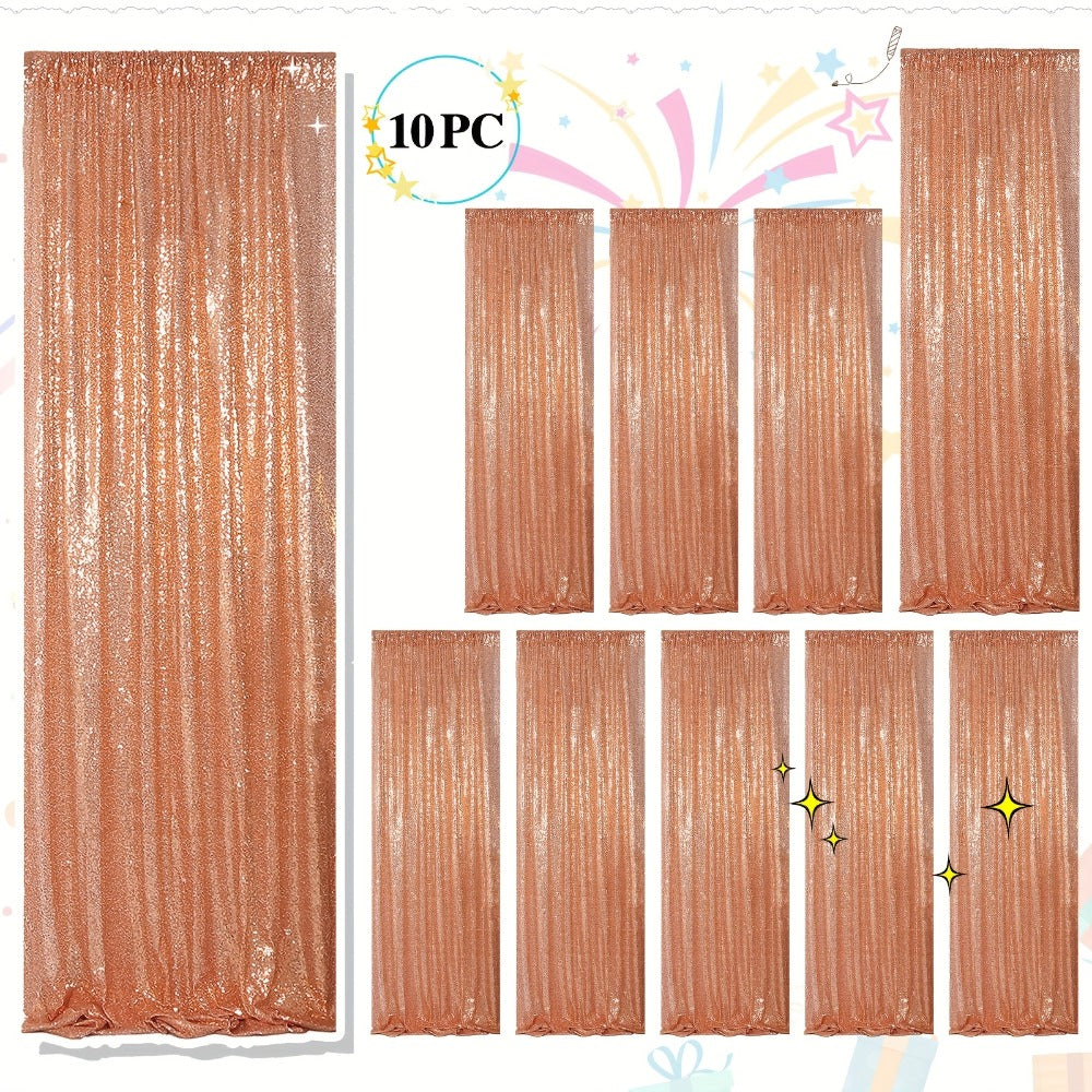 Sequin Backdrop Curtains 2FTx8FT Glitter Photography Background Panels for Party Wedding Birthday Stage Decoration Gold Yellow Shimmer Curtain Set 4 6 10 Panels Available