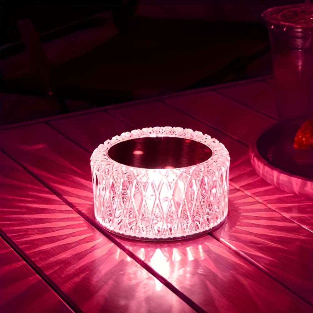 Touch Night Light 16 Color Rechargeable LED – 3-Level Brightness Portable Bedside Lamp with USB Charging for Bedroom, Restaurant, Camping & Home Decor