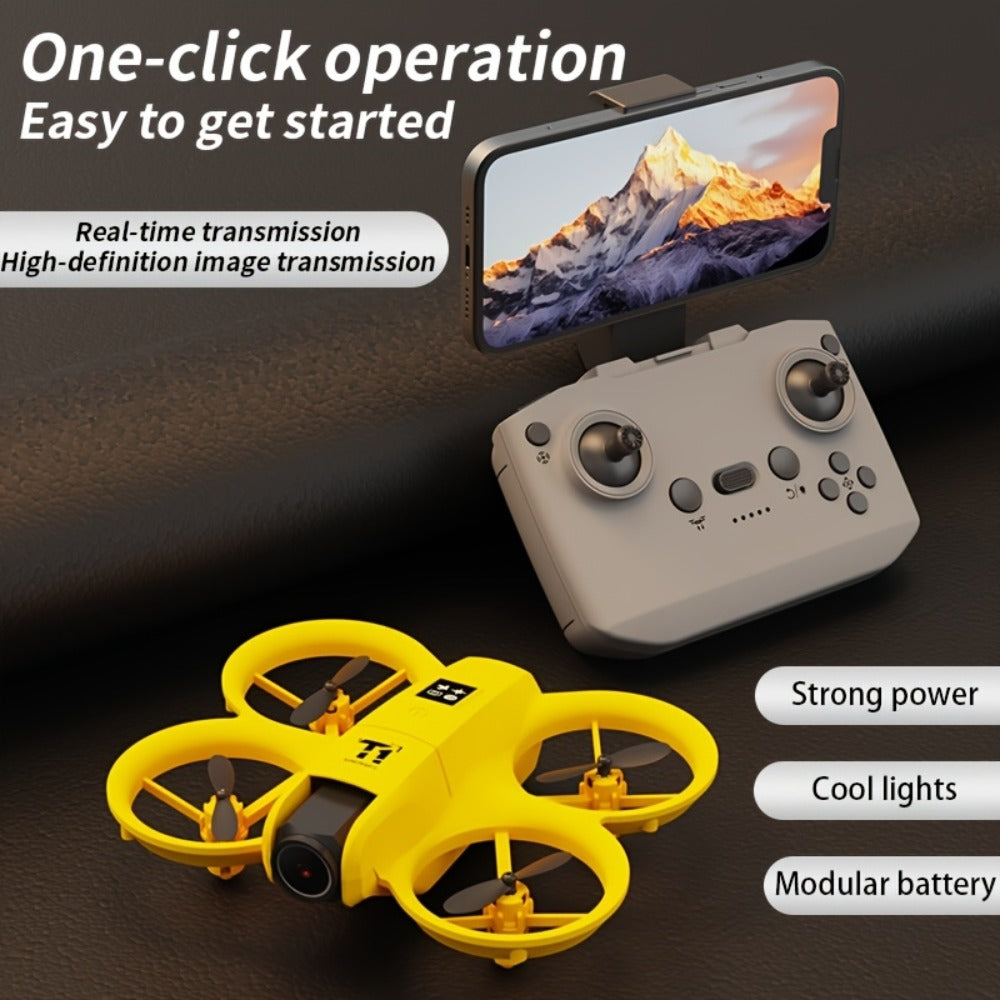 RC Drone with 4K Camera Dual Batteries Optical Flow Auto Hover Anti-Collision One-Key Return WiFi FPV Real-Time Video | Long Endurance Remote Control UAV for Kids Adults Beginners | Birthday Gift