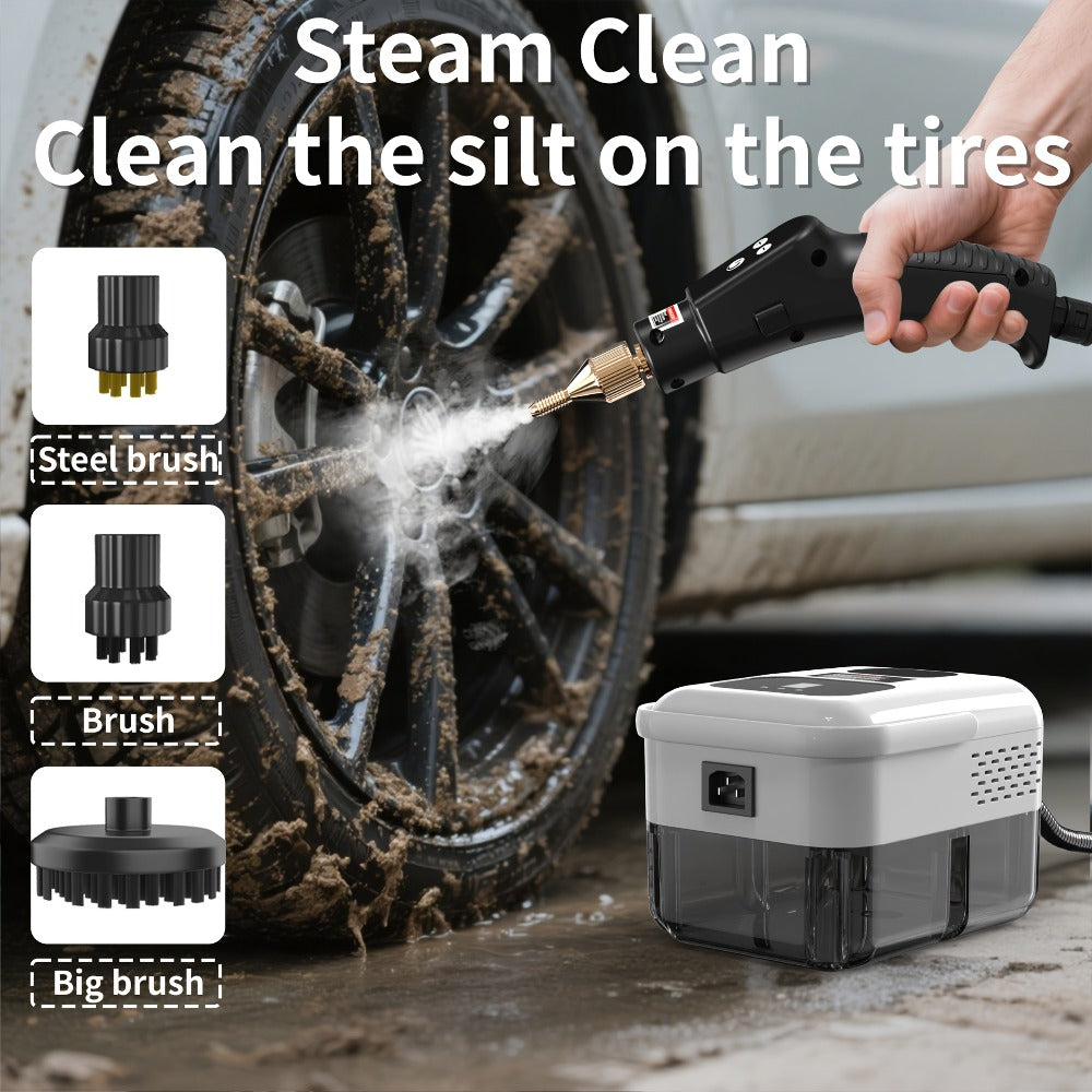 Portable Steam Cleaner High-Temperature High-Pressure Handheld Steamer for Home, Carpet, Tile & Grout Cleaning – 9-Speed Adjustable, 3 Models: Basic, Upgraded & Smart