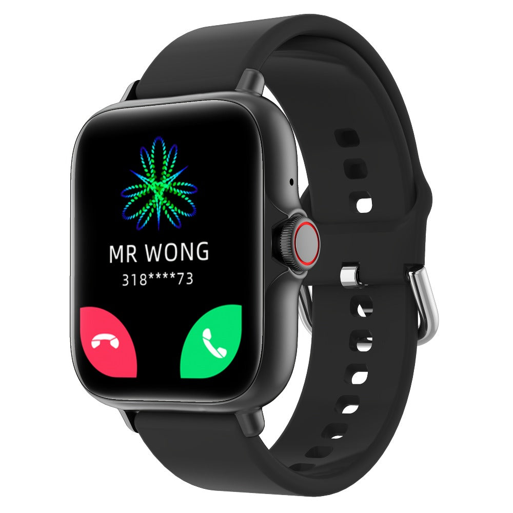 Large Screen Smartwatch with Wireless Calling & Message Alerts, Full Touch HD Display, Heart Rate Blood Oxygen Sleep Stress Monitor, Activity Tracker Multiple Sport Modes, Compatible with iPhone & Android – Black Pink Gold Silver