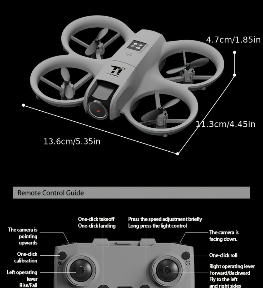 RC Drone with 4K Camera Dual Batteries Optical Flow Auto Hover Anti-Collision One-Key Return WiFi FPV Real-Time Video | Long Endurance Remote Control UAV for Kids Adults Beginners | Birthday Gift