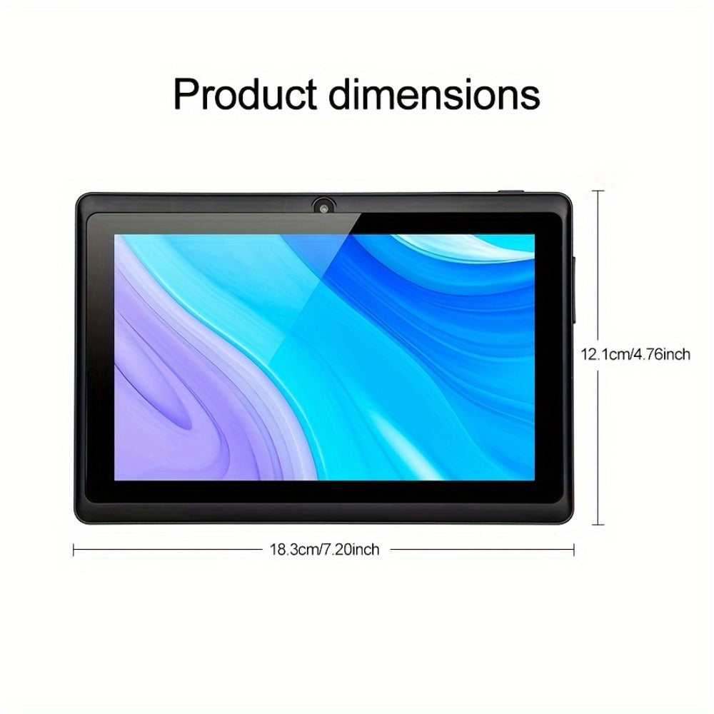 Android 11 Tablet 7 Inch with Case Included, Quad-Core HD IPS Display 2GB RAM 32GB ROM, Dual Camera Wi-Fi, Lightweight Portable Tablet PC for Browsing Streaming Reading Everyday Use – Pink Black Orange White