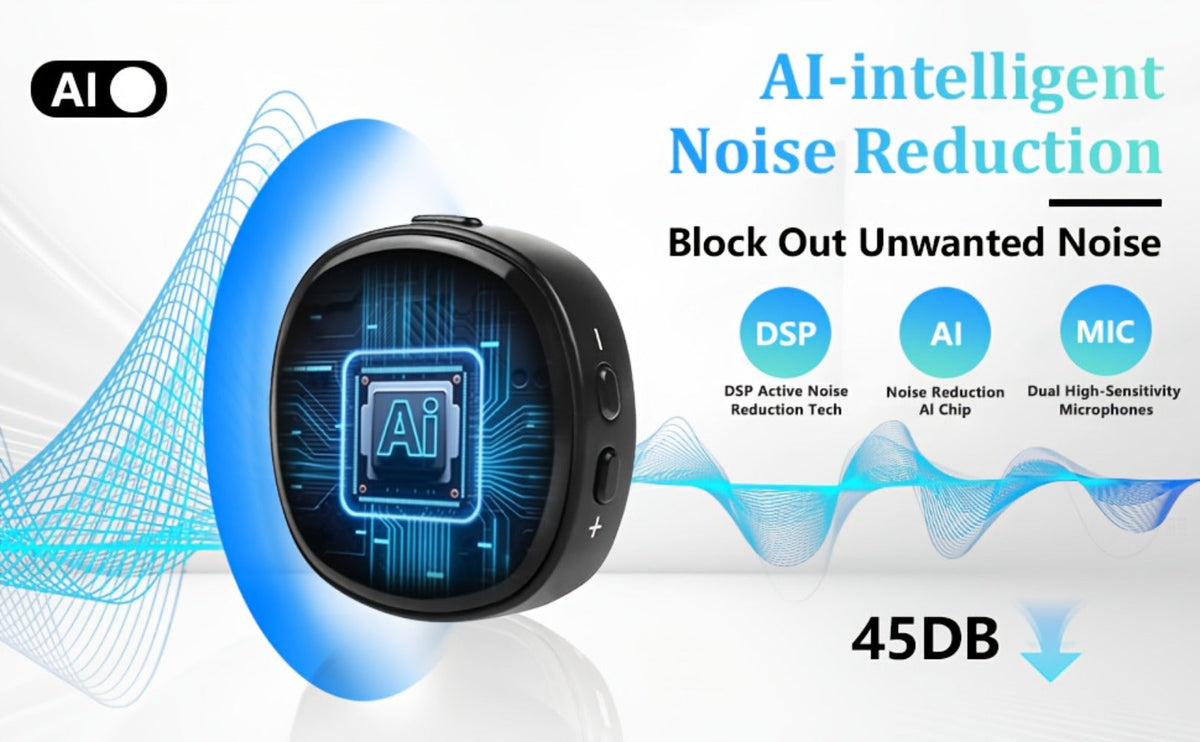 Voice Activated Recorder 64GB with AI Noise Reduction, Magnetic Digital Voice Recorder HD 3072kbps, 4000H Storage 100H Battery, Playback, 360° Mic, for Car Lectures Meetings Interviews