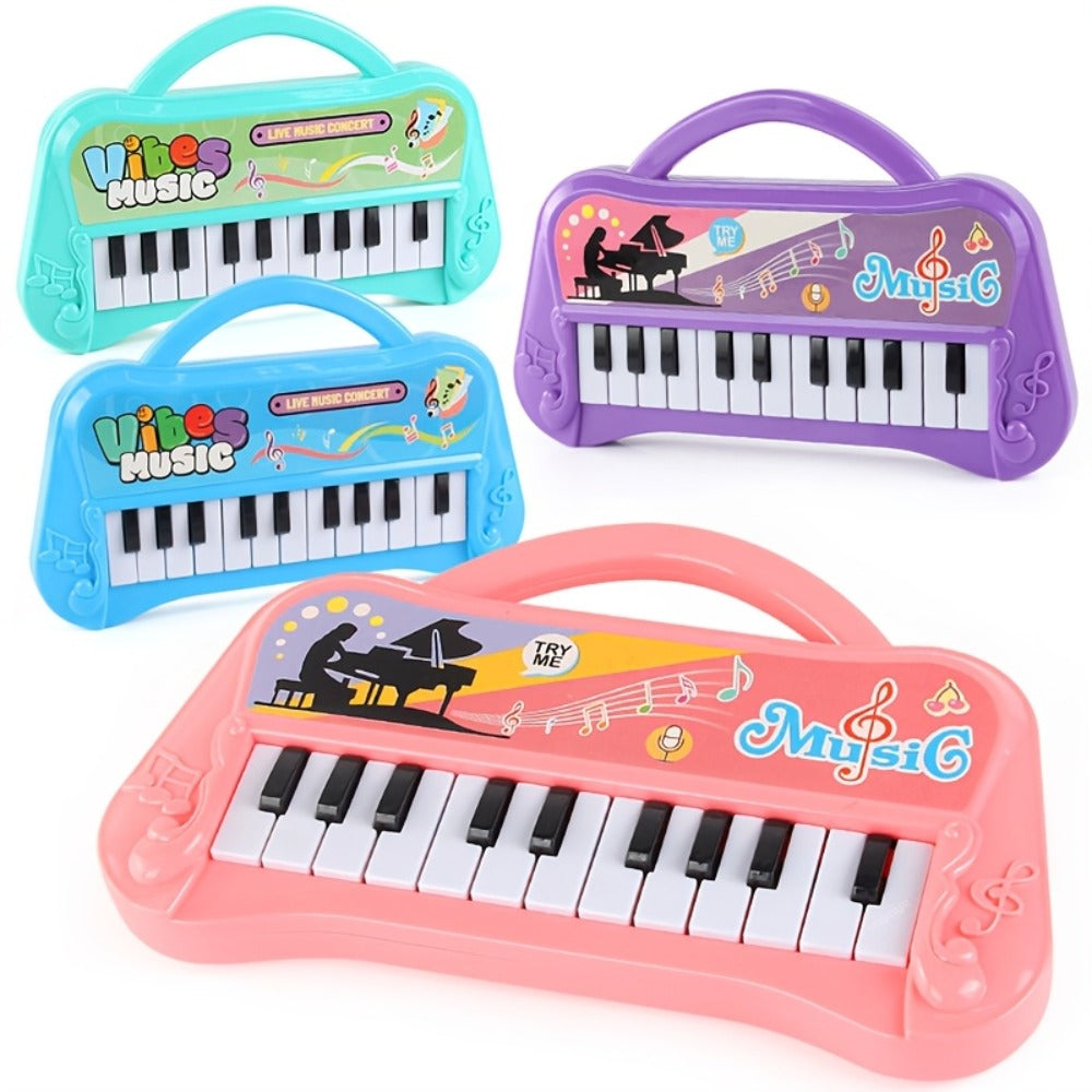 Kids Mini Piano Keyboard with 13 Keys, Electronic Music Toy in Four Colors