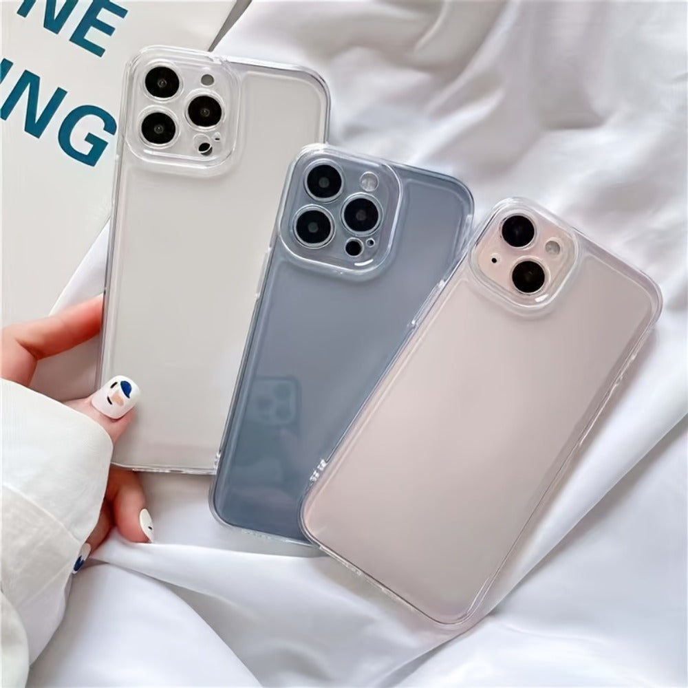 5-Pack Clear Shockproof iPhone Case Bundle Transparent Anti-Drop TPU Cover for iPhone 16 15 14 13 12 11 X XS Pro Max Plus – Value Pack for Family Men Women Kids Seniors