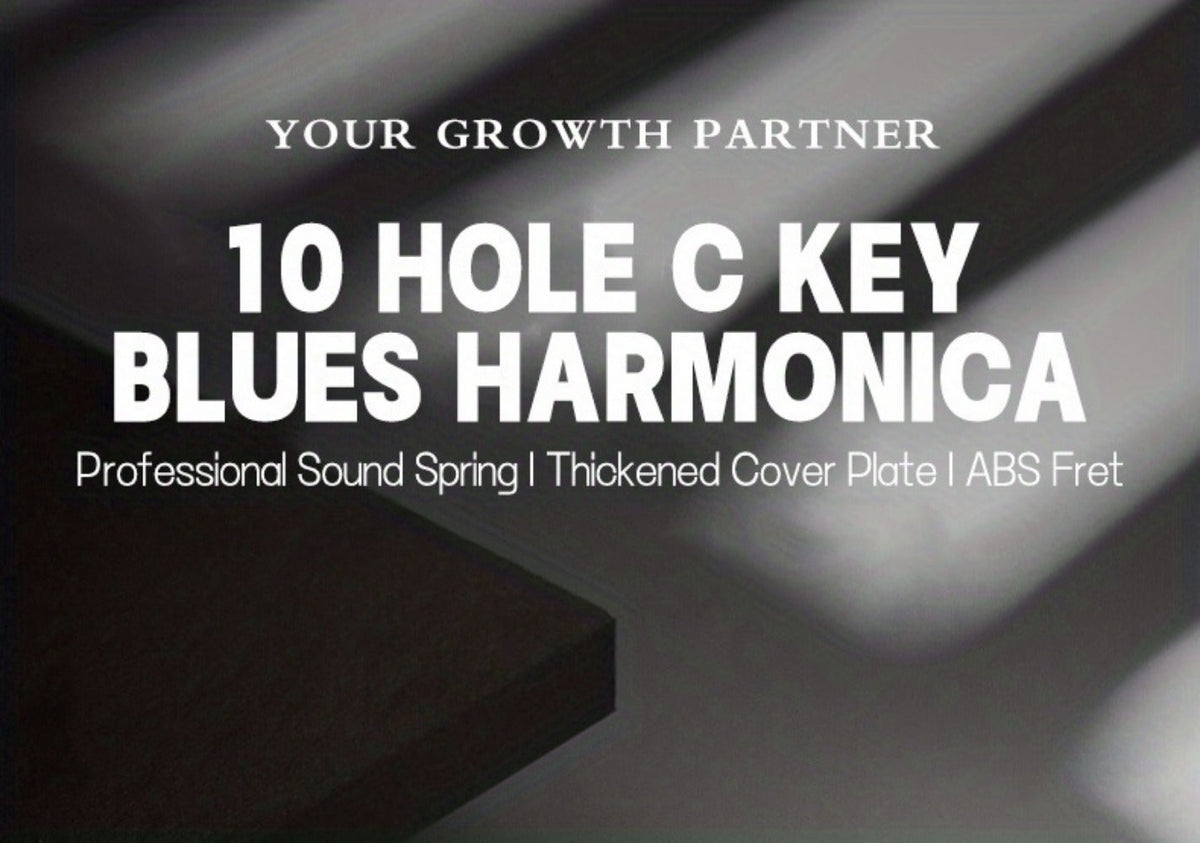 Blues Harmonica, Golden, Professional, Hole, C-Key for Blues Practice detail image - detail view 17