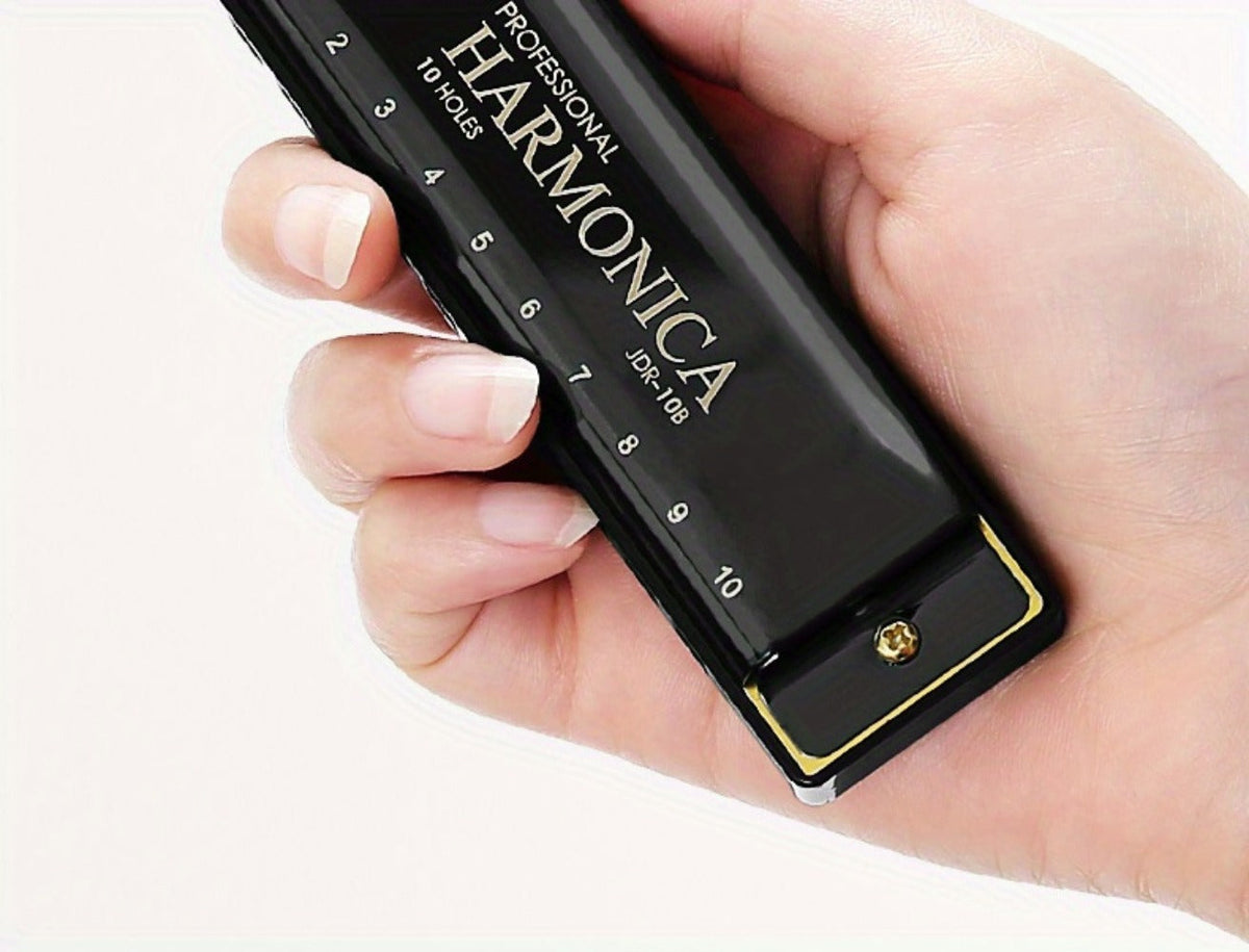Blues Harmonica, Golden, Professional, Hole, C-Key for Blues Practice detail image - detail view 20