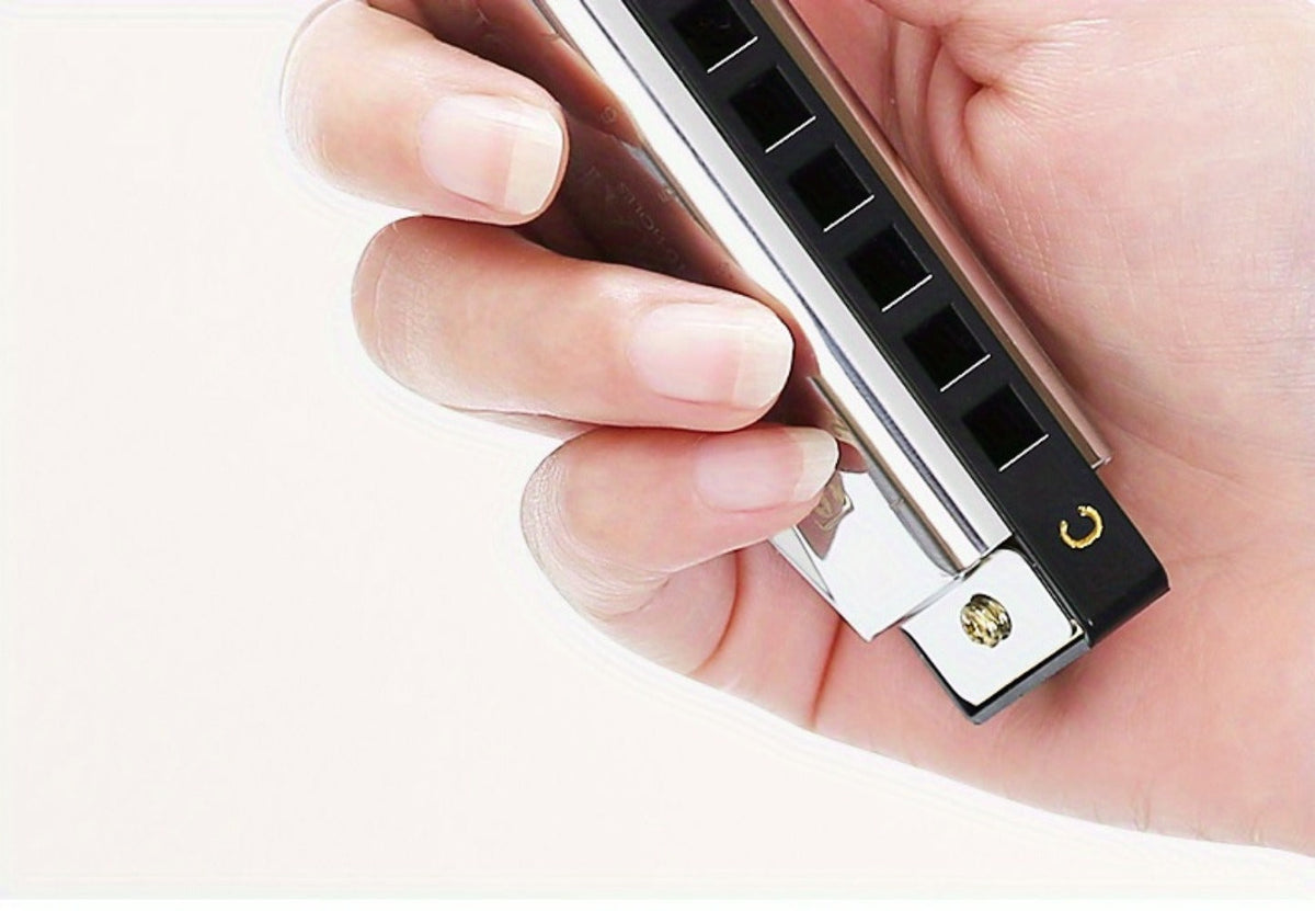 Blues Harmonica, Golden, Professional, Hole, C-Key for Blues Practice detail image - detail view 28
