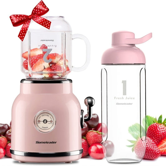 Personal Blender with 20.3oz Tritan Travel Cup and Lid for Smoothies and Shakes, Cyan