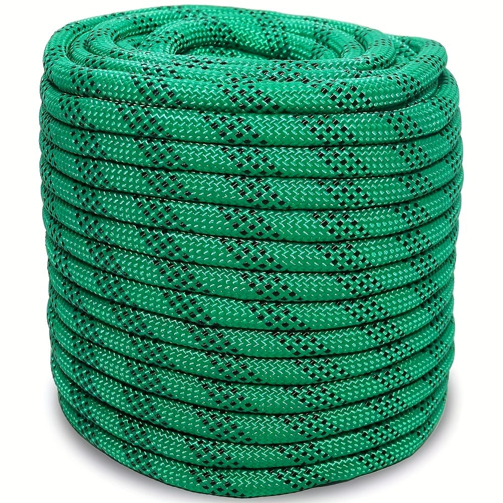 Double Braided Nylon Rope 1/2 Inch Heavy Duty Polyester – 100ft 150ft 200ft Multi-Color for Anchoring Towing Cargo Sailing Dock Lines & Outdoor Use