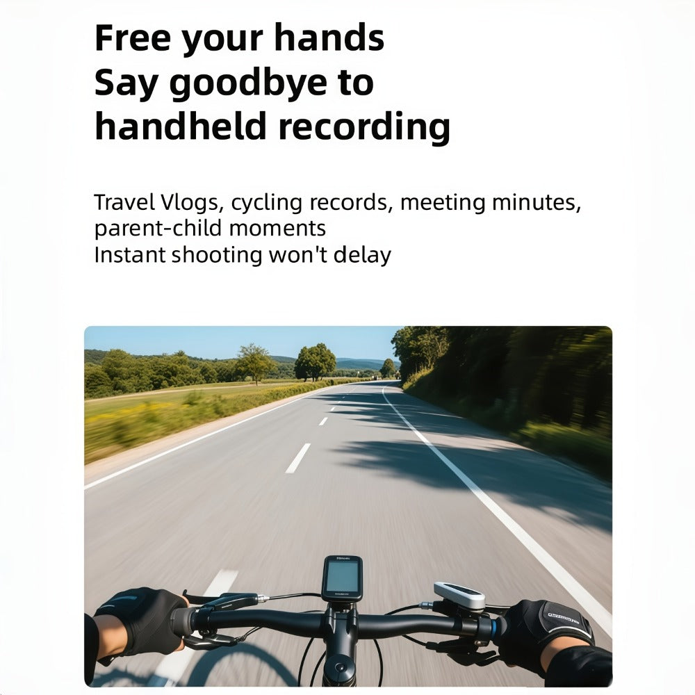 Smart Glasses with Camera 200MP Dual Lens AI POV Recording – Hi-Fi Open-Ear Audio | Touch & Voice Control | Ultra-Long Battery | Cycling Sports Outdoor Photography | Transparent & Black Lenses | Tech Gift