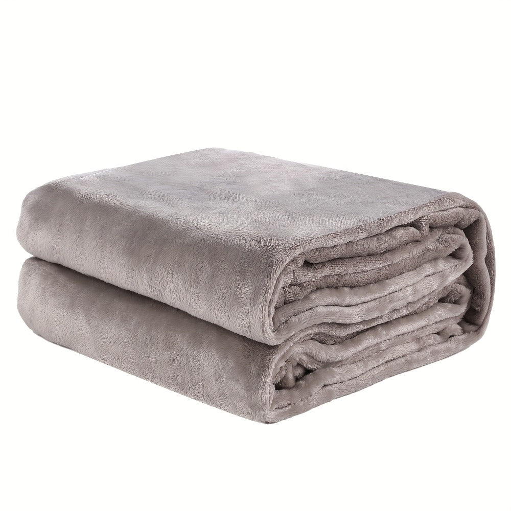 Quilted Flannel Throw Blanket – 180-200gsm Soft Warm All-Season Bed Cover, 17 Patterns, Rhinestone & Checker Designs, 2 Sizes