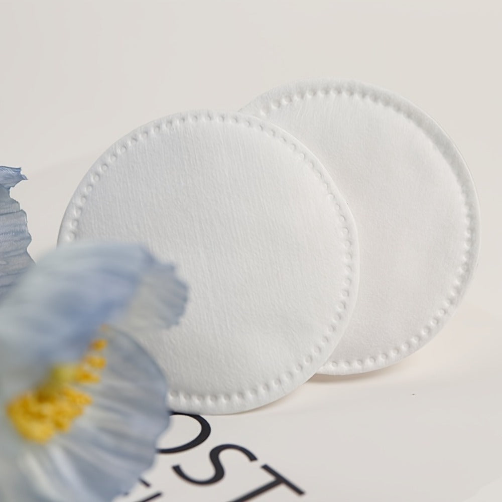 Cotton Makeup Remover Pads Double-Sided 300 or 600 Count — 100% Pure Cotton Thicker Hypoallergenic Lint-Free Rounds for Face Cleansing, Toner, Eye Makeup & Nail Polish Removal | All Skin Types Women