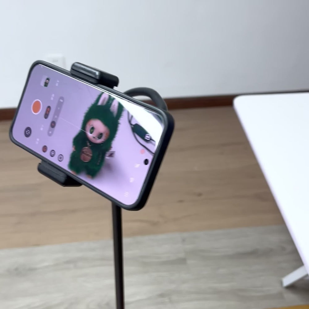 63 Inch Gooseneck Phone Tripod Adjustable with 360° Flexible Neck & Universal Phone Holder – Portable Camera Stand for Content Creators, Vlogging, Live Streaming, Selfie & Filming, iPhone & Android