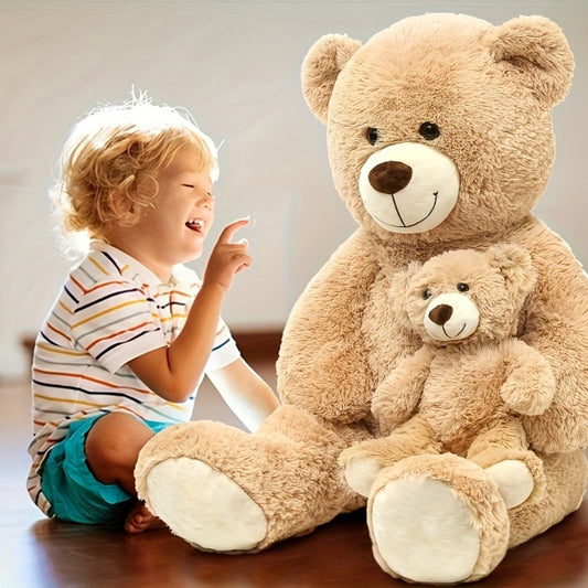 Mommy and Baby Teddy Bear Set, Two Plush Bears