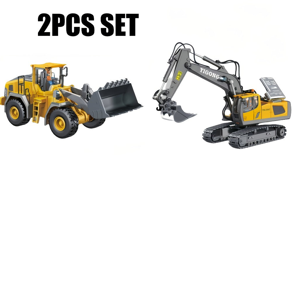 RC Construction Vehicle Toy with Excavator and Multi-Vehicle Options