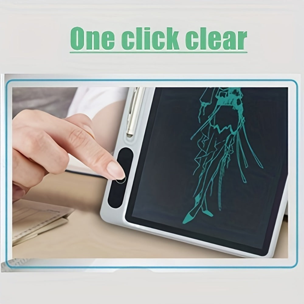 LCD Writing Tablet with Case 10.1 Inch – Electronic Handwriting Pad Doodle Board for Adults Kids Home School & Office | Digital Drawing Note-Taking Memo Board with Lock | Pink Black