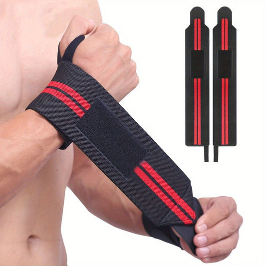 Weightlifting Wrist Wraps with Adjustable Fit, Hand Washable, Silver, 1 Pair