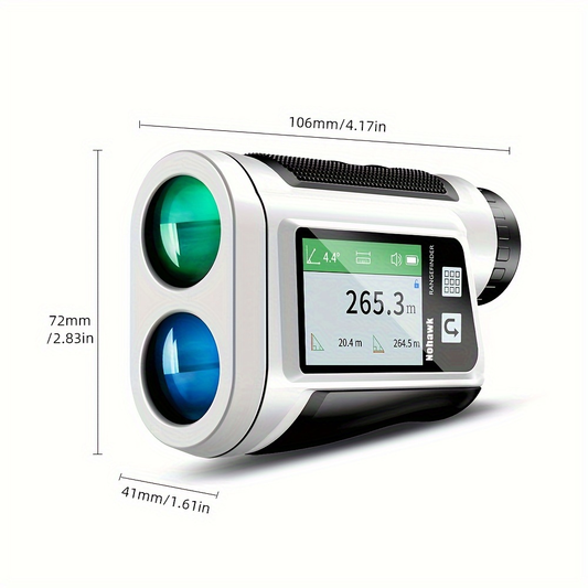 Laser Rangefinder for Golf and Hunting, 1000 m with Slope Compensation and Flag Lock