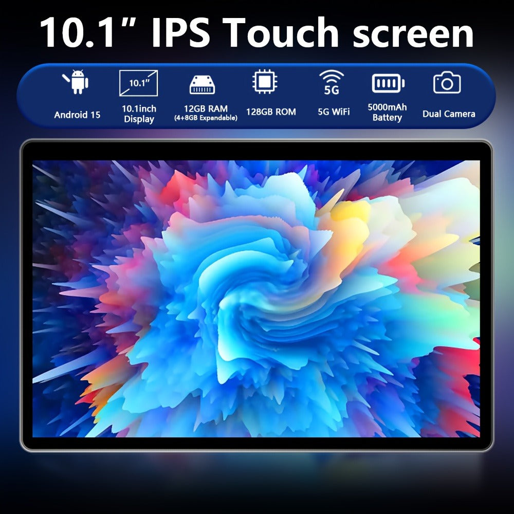 CRELANDER 2-in-1 Tablet 10 Inch 12GB RAM 128GB ROM, W30 Pro 2025 Android Tablet with Keyboard Mouse Stylus Protective Case, IPS Touch Screen 1TB Expandable, Laptop Tablet PC Bundle for Work Study Drawing – W30 Pro Set