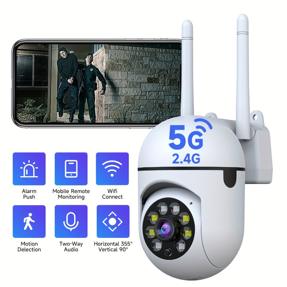 4-Pack Indoor Security Camera 5GHz WiFi 3MP 360° Pan Tilt Zoom, AI Motion Detection & Auto-Tracking, Color Night Vision, Two-Way Audio, Cloud & SD Storage – Plug-In Pet Baby Family Home Monitor System