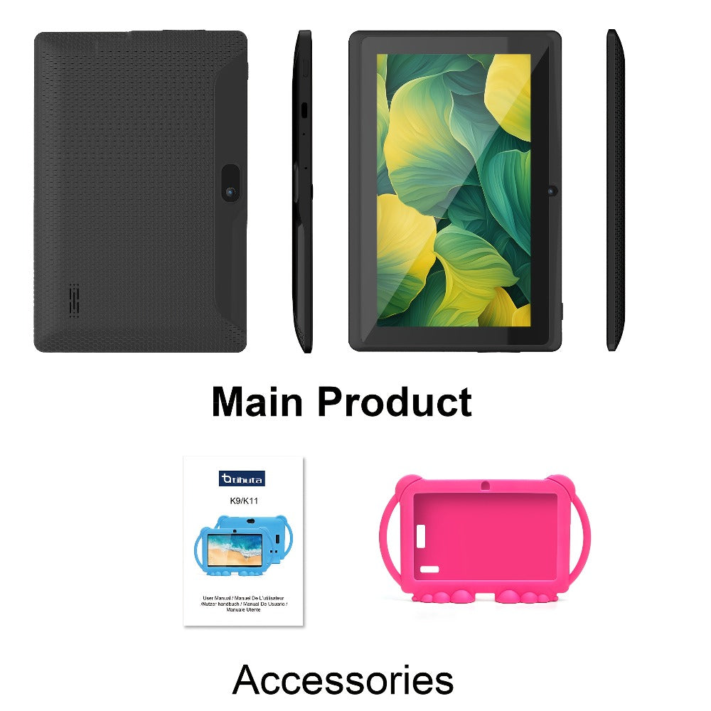 7-Inch Kids Tablet with Android 12, 32GB Storage, Parental Controls and Dual Cameras