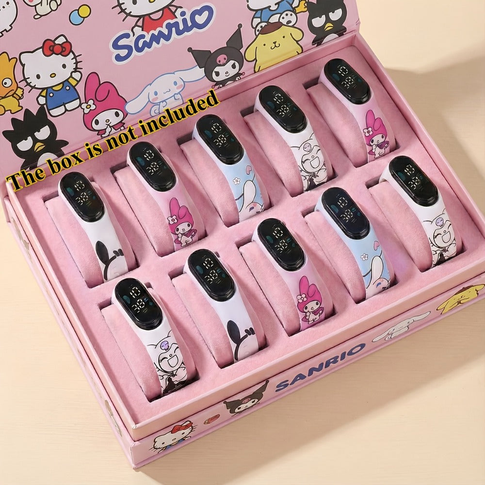 Kids Character Watch Set, 10 Pieces with Four Listed Character Designs