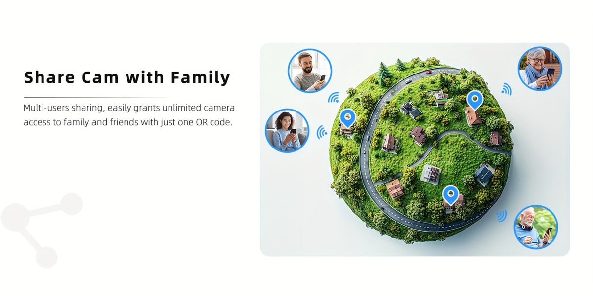 Solar WiFi Security Camera Indoor Outdoor – Dual Band 5G & 2.4GHz, Wire-Free Home Surveillance, Pet & Baby Monitor, Smartphone App Control, Rechargeable Solar Powered by Wesecuu