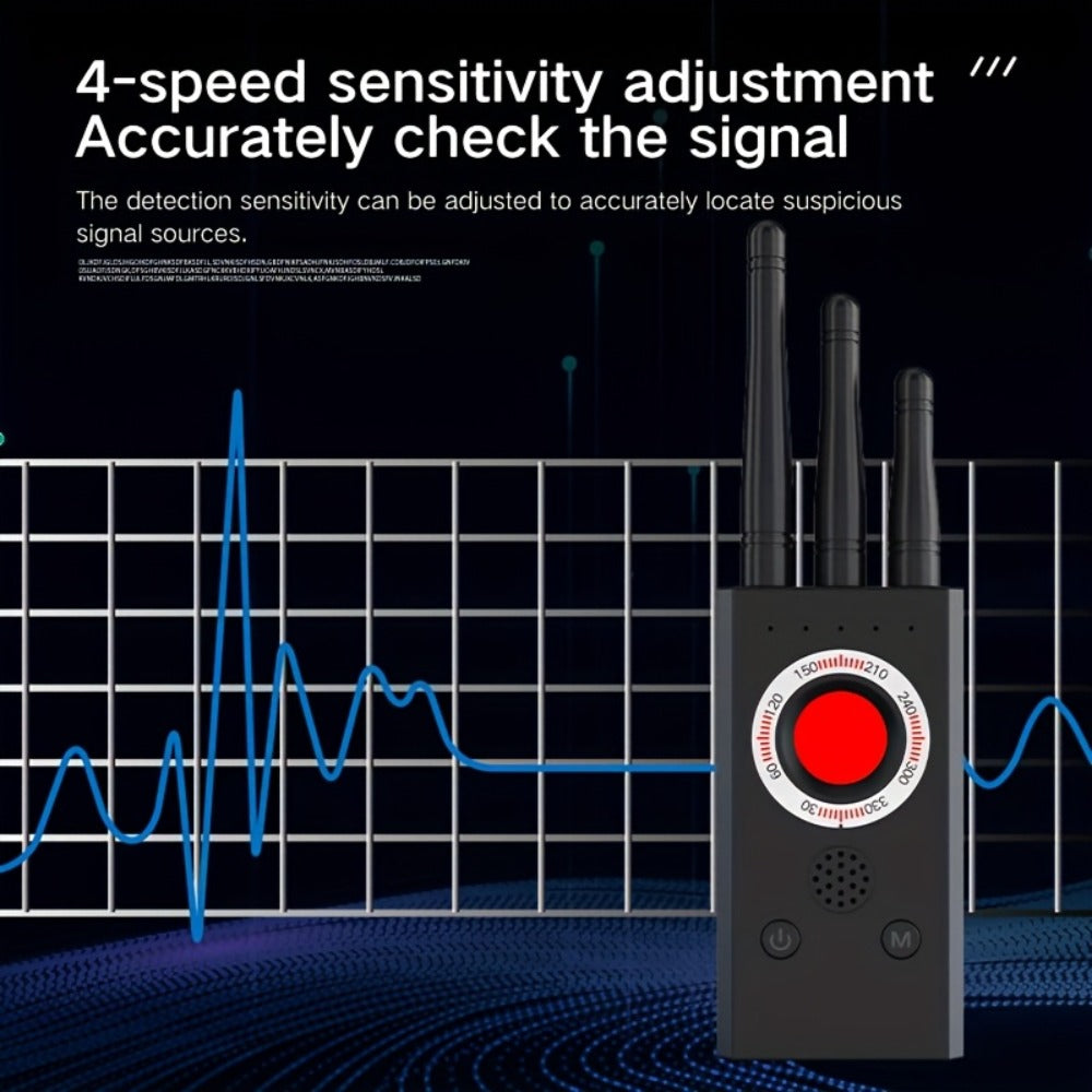 Portable Privacy Scanner Rechargeable – Detects Hidden Cameras, Infrared Wireless Cameras & USB Charging Bugs, No Wireless Signal Transmission, Passive Detection for Travel, Hotel & Home Security