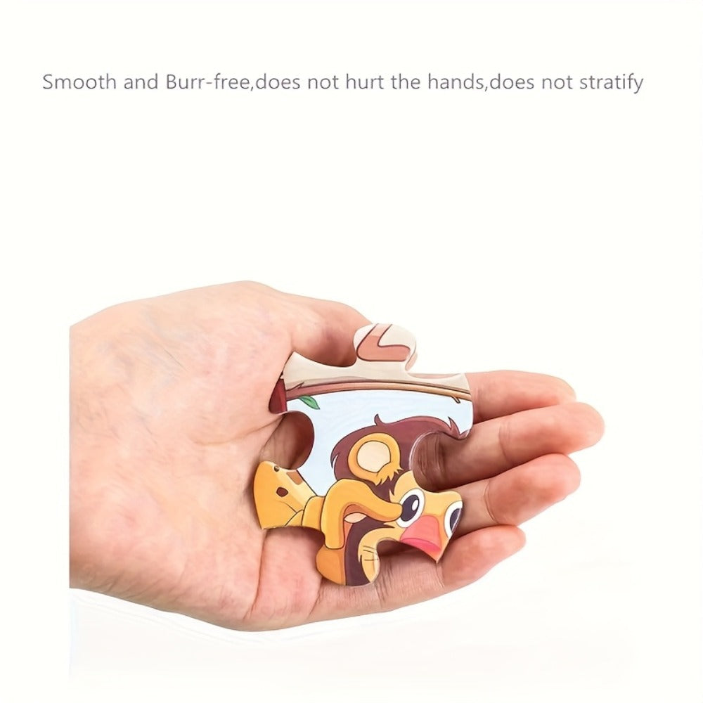 Kids Jigsaw Puzzle Set, 12 Mixed-Theme Puzzles for Hands-On Play