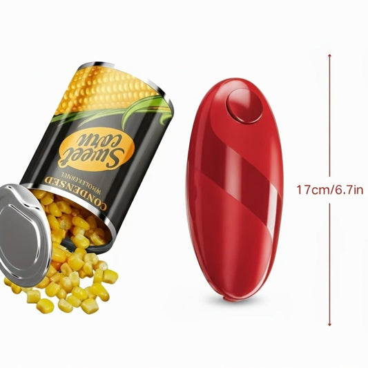 Electric Can Opener with One-Touch Operation, Smooth Edge & Magnetic Lid Lift