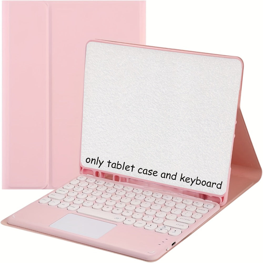 Samsung Galaxy Tab Keyboard Case with Multi-Touch Trackpad 11 Inch for Galaxy Tab S9 FE S9 S8 S7 A9+ Detachable Wireless Keyboard Auto Sleep Wake Folio Cover with Stylus Holder Black Blue Pink Green