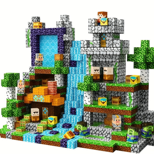 Magnetic Tiles Building Set, 100 or 210 Pieces for Ages 3+