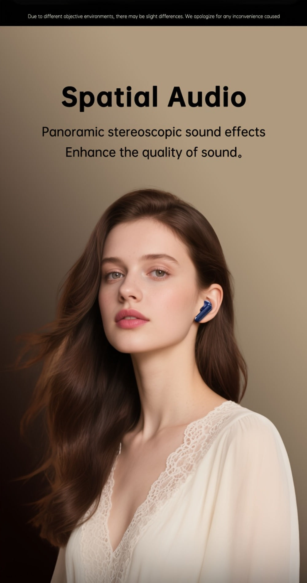 ANC Wireless Earbuds Acer Official TWS In-Ear Active Noise Cancellation Spatial Audio Low Latency Gaming Mode HD Calls Long Battery Life Sports Driving Earphones Navy Blue White