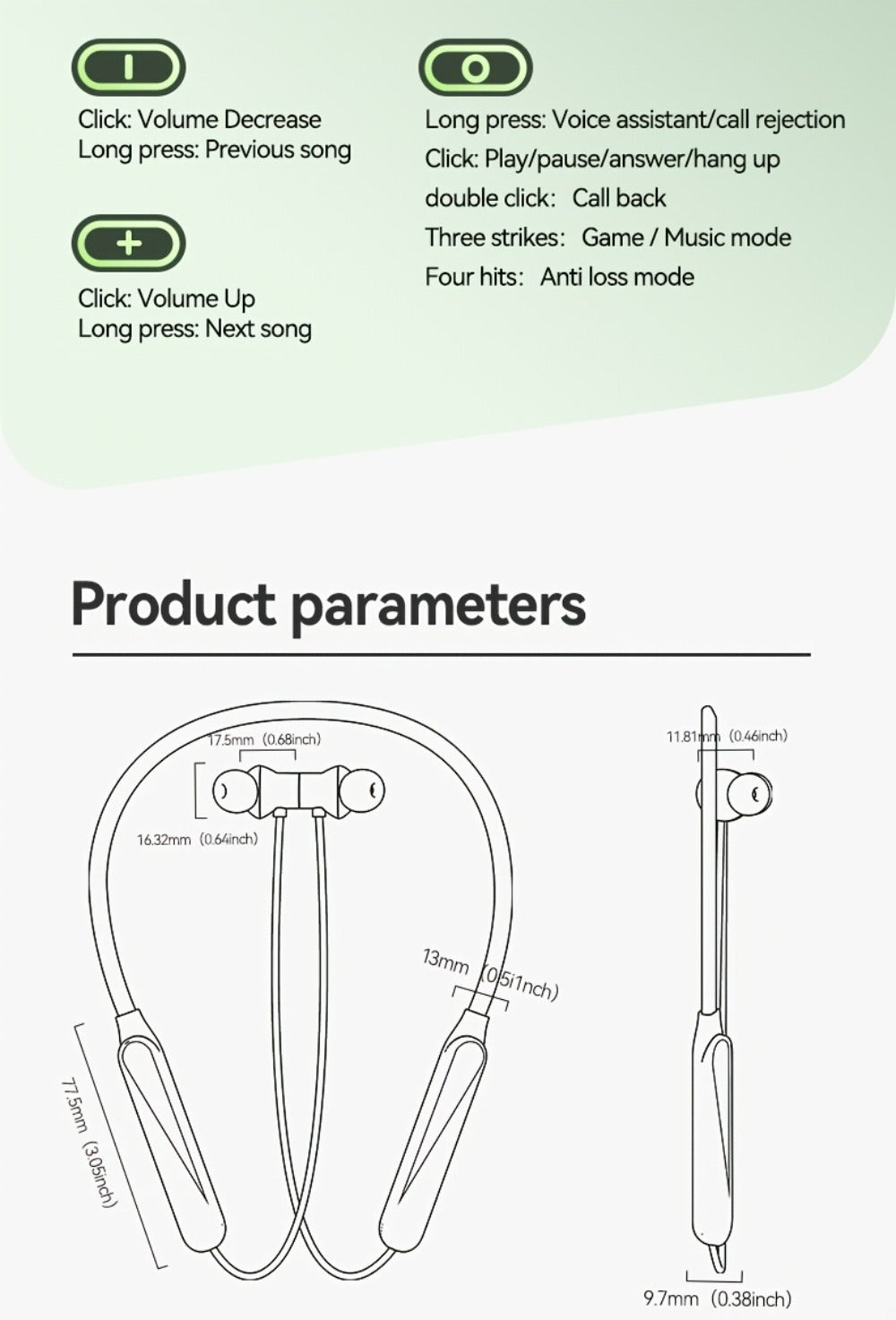 Acer TWS Wireless Earbuds Gaming Mode Low Latency, Noise Isolation Stereo Sound USB-C Charging Long Battery Life, Compatible with iPhone Android Smartphones Tablets for Gaming Workouts Flights Travel