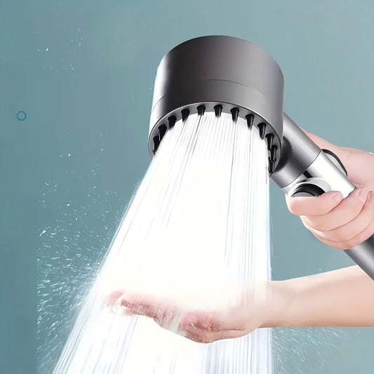 Shower Head Set with Turbine Spray, 3 Adjustable Modes, Filters and 68-Inch Hose