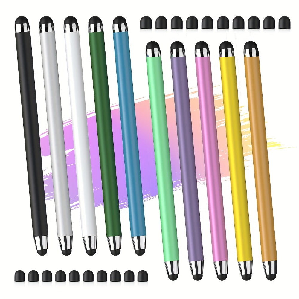 Stylus Pen for Touchscreen 10 Pack – High Precision Capacitive Stylus for Android Smartphones & Tablets, Compatible with iPad Samsung Galaxy Tab iPhone, Perfect Student & Back-to-School Gift Idea
